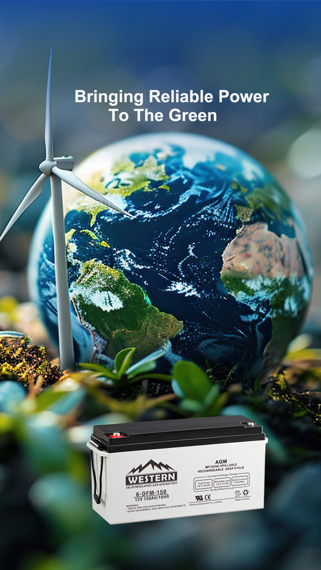 Bringing reliable power to the green - VRLA storage battery for a sustainable planet